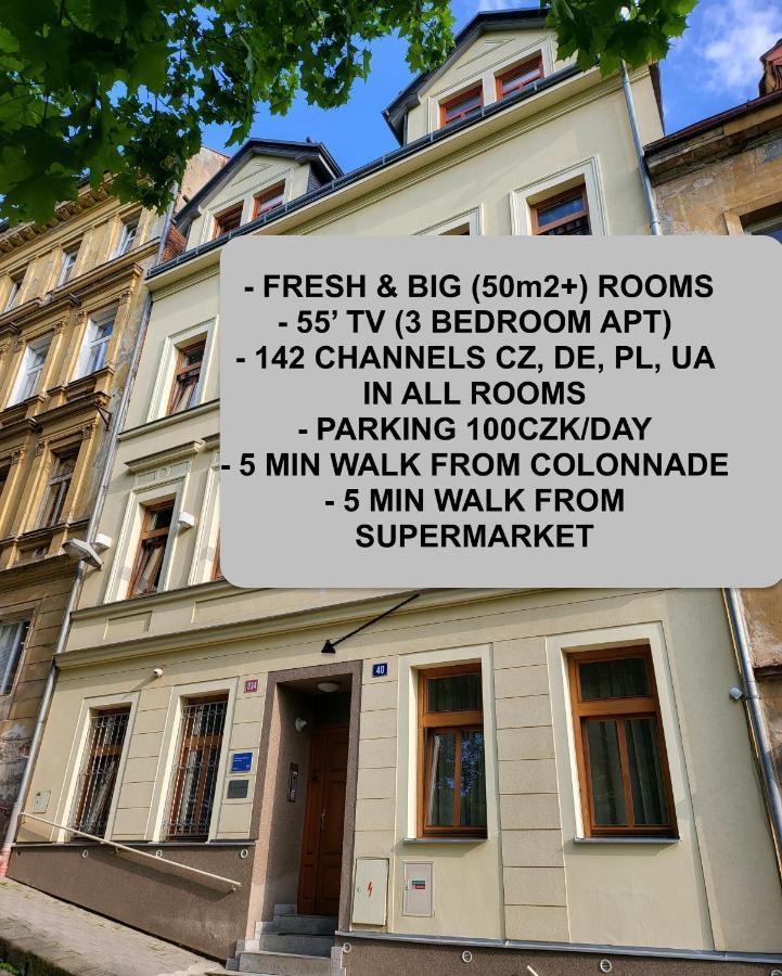 Excellent Apartments In Spa City Center 5 Min Walk From The Colonnade Karlovy Vary Exterior photo