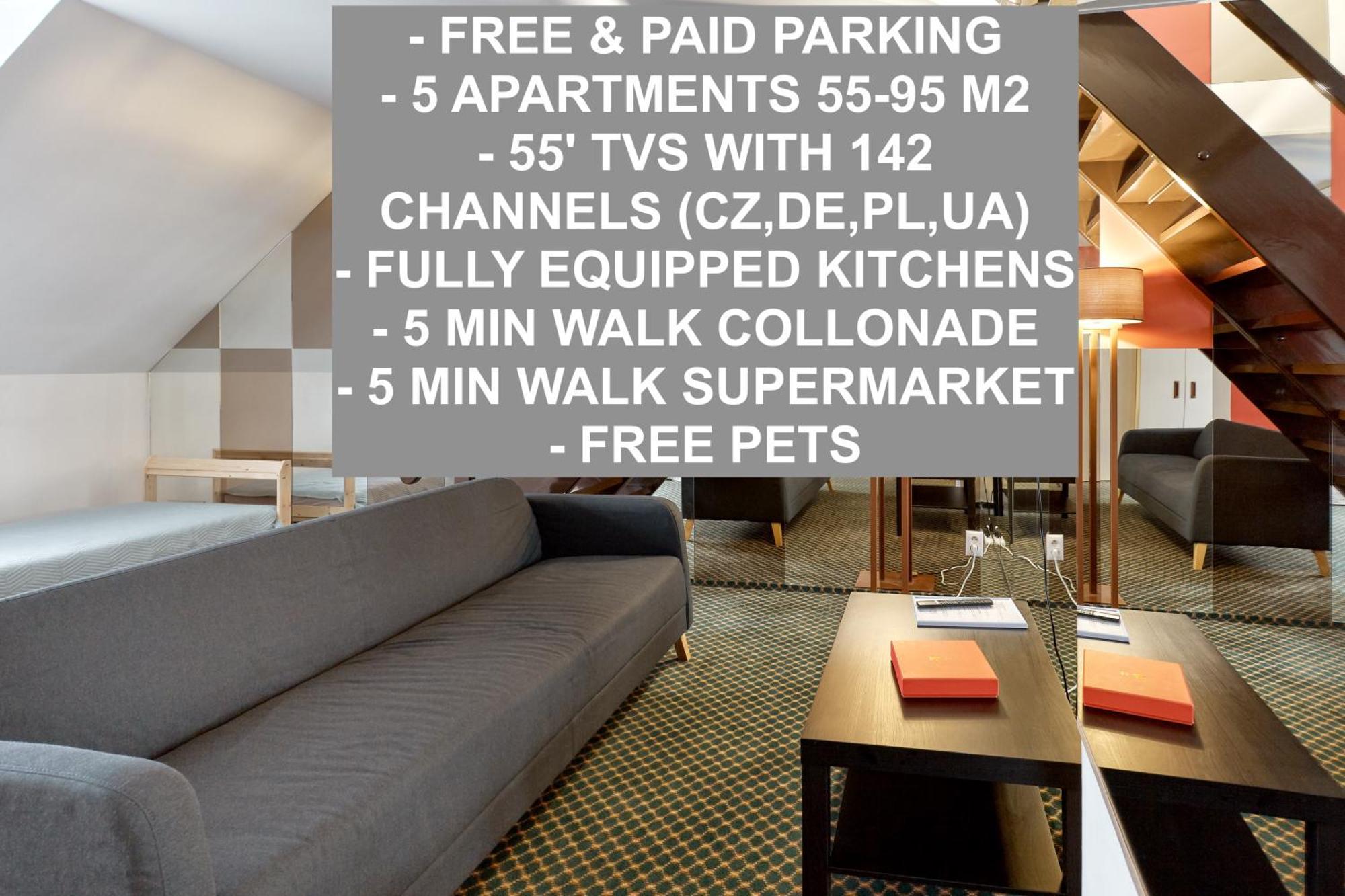 Excellent Apartments In Spa City Center 5 Min Walk From The Colonnade Karlovy Vary Exterior photo